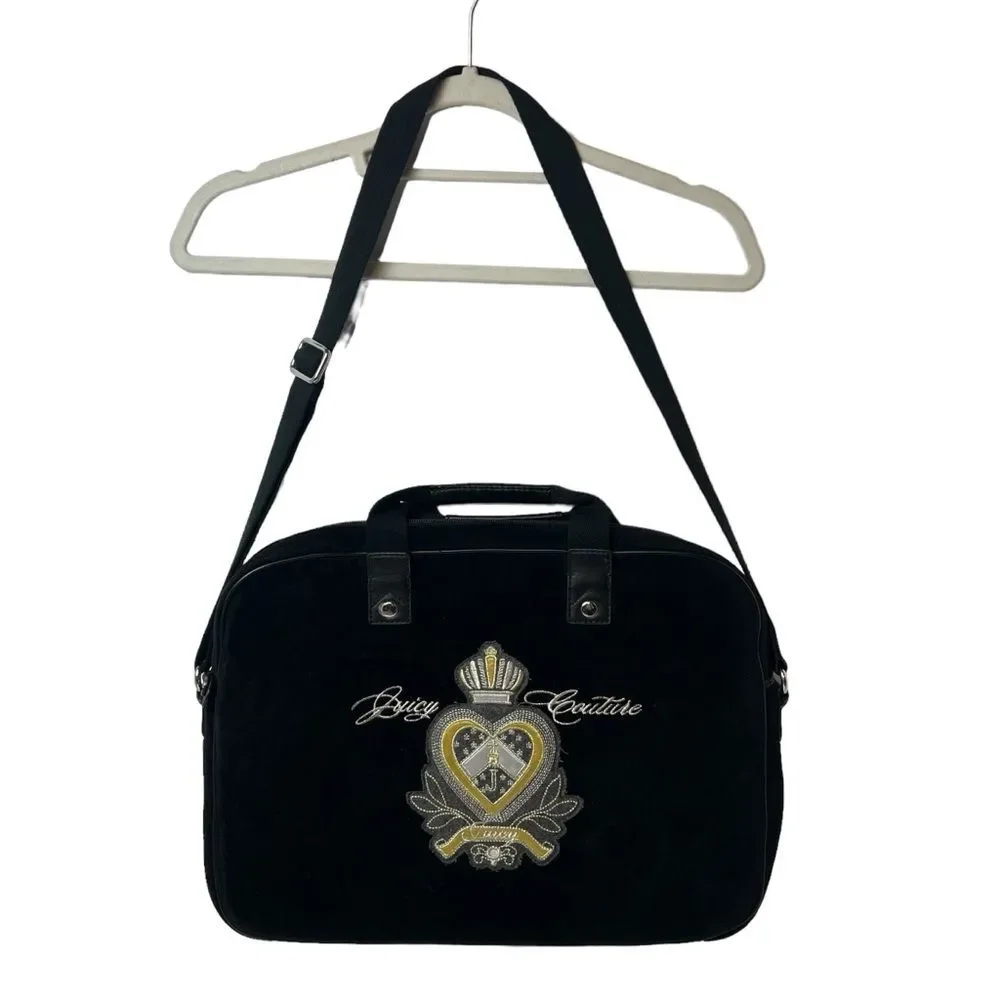 Juicy Couture Laptop Case Black & Gold